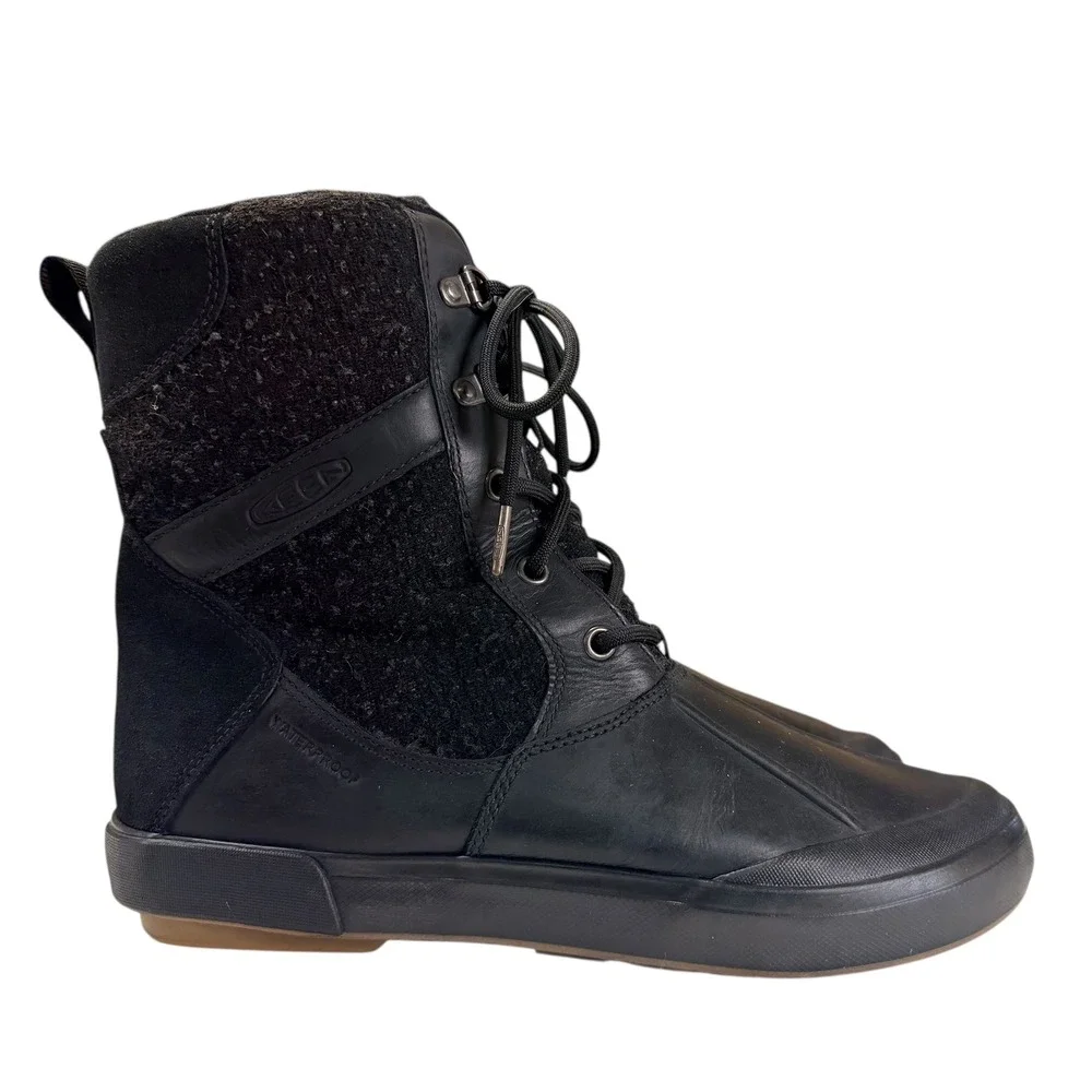 KEEN Elsa II Boots Waterproof Leather Winter Snow Insulated‎ 90s Women Size 9